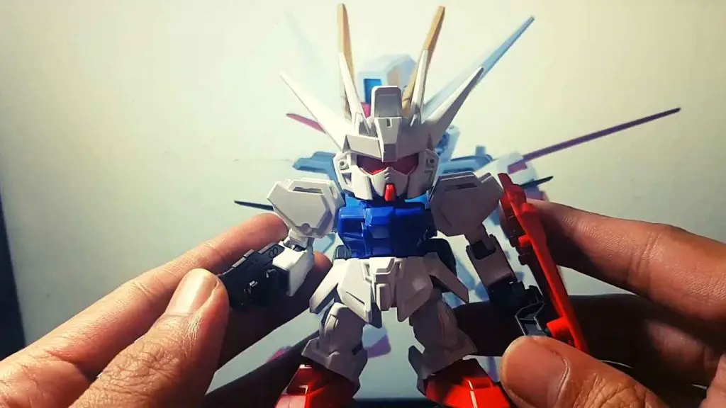 Acrylic Paint On Gundam