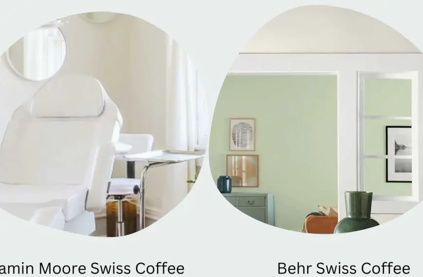 Behr Swiss Coffee vs Benjamin Moore Swiss Coffee