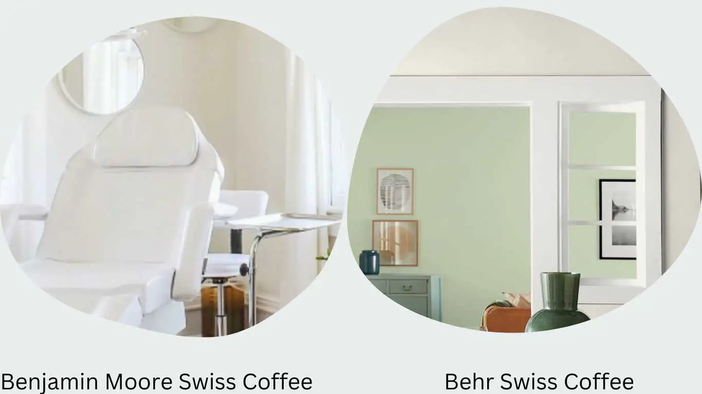 Behr Swiss Coffee vs Benjamin Moore Swiss Coffee