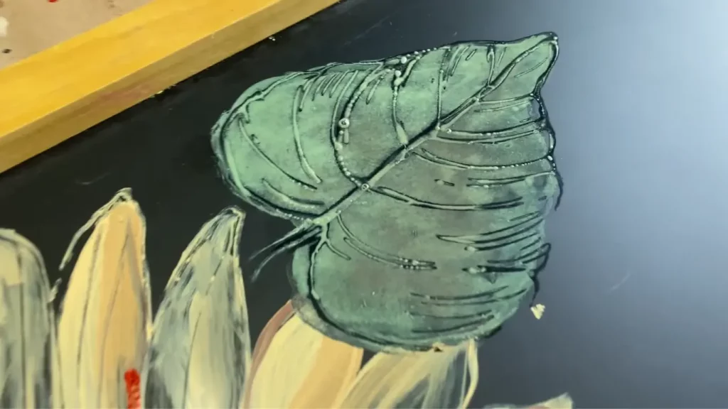Chalkboard painting with liquid chalk paint