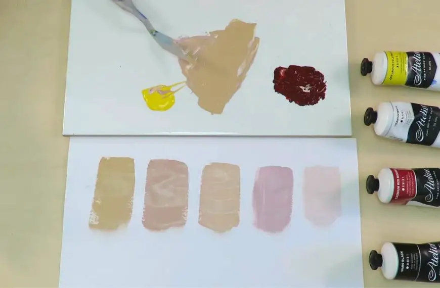 How To Make Beige With Acrylic Paint