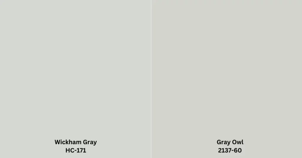 Wickham Gray vs Gray Owl undertones
