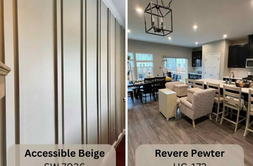 Accessible Beige vs Revere Pewter