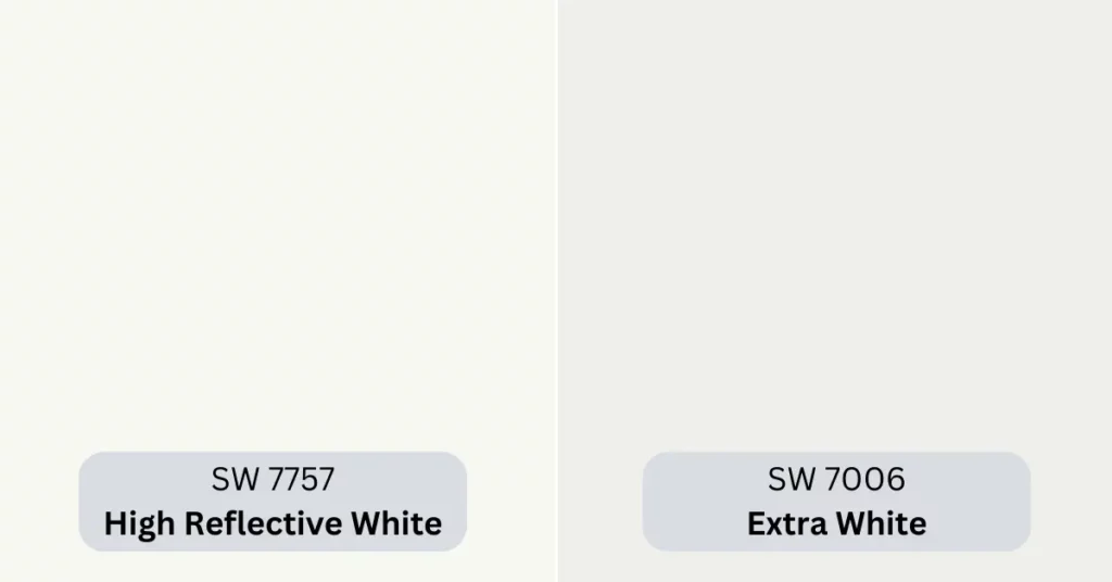 High Reflective White vs Extra White undertones