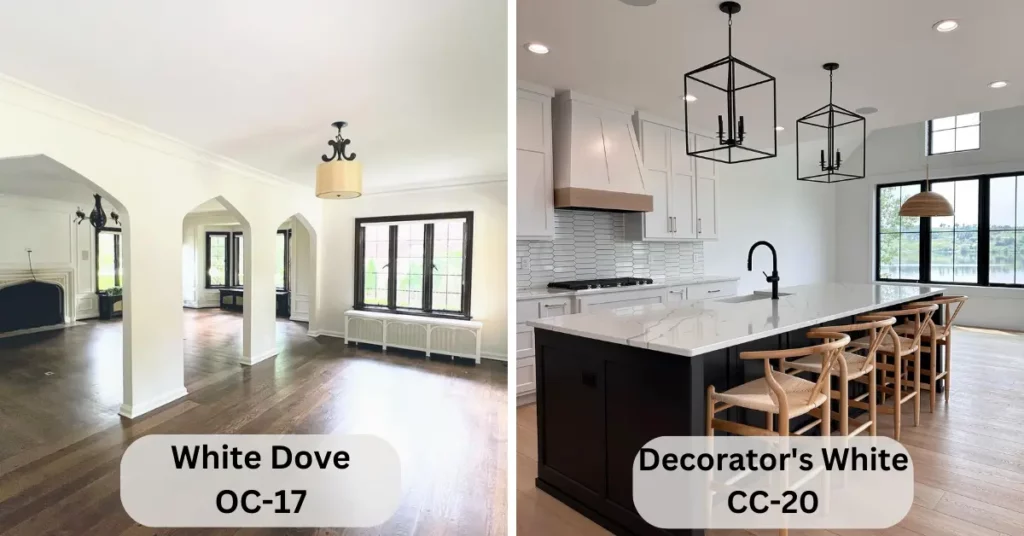 White Dove vs Decorators White