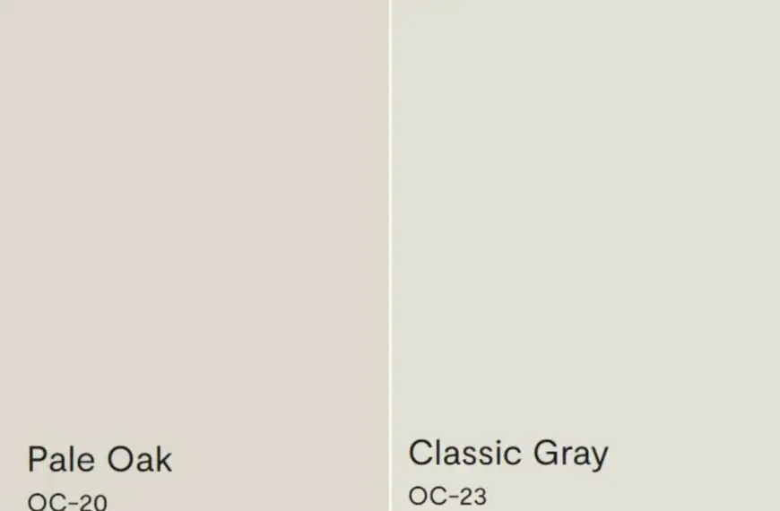 Pale Oak Vs Classic Gray