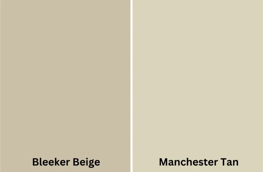 Bleeker Beige vs Manchester Tan