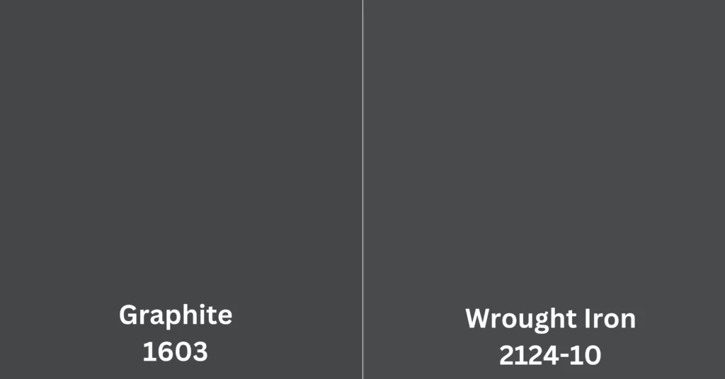 Graphite vs Wrought Iron