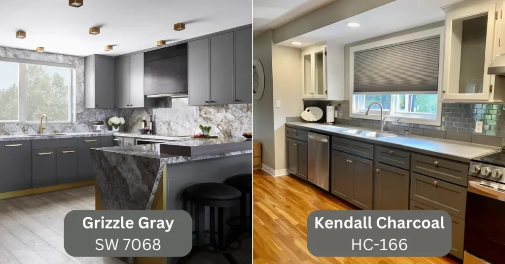 Grizzle Gray vs Kendall Charcoal on the cabinets