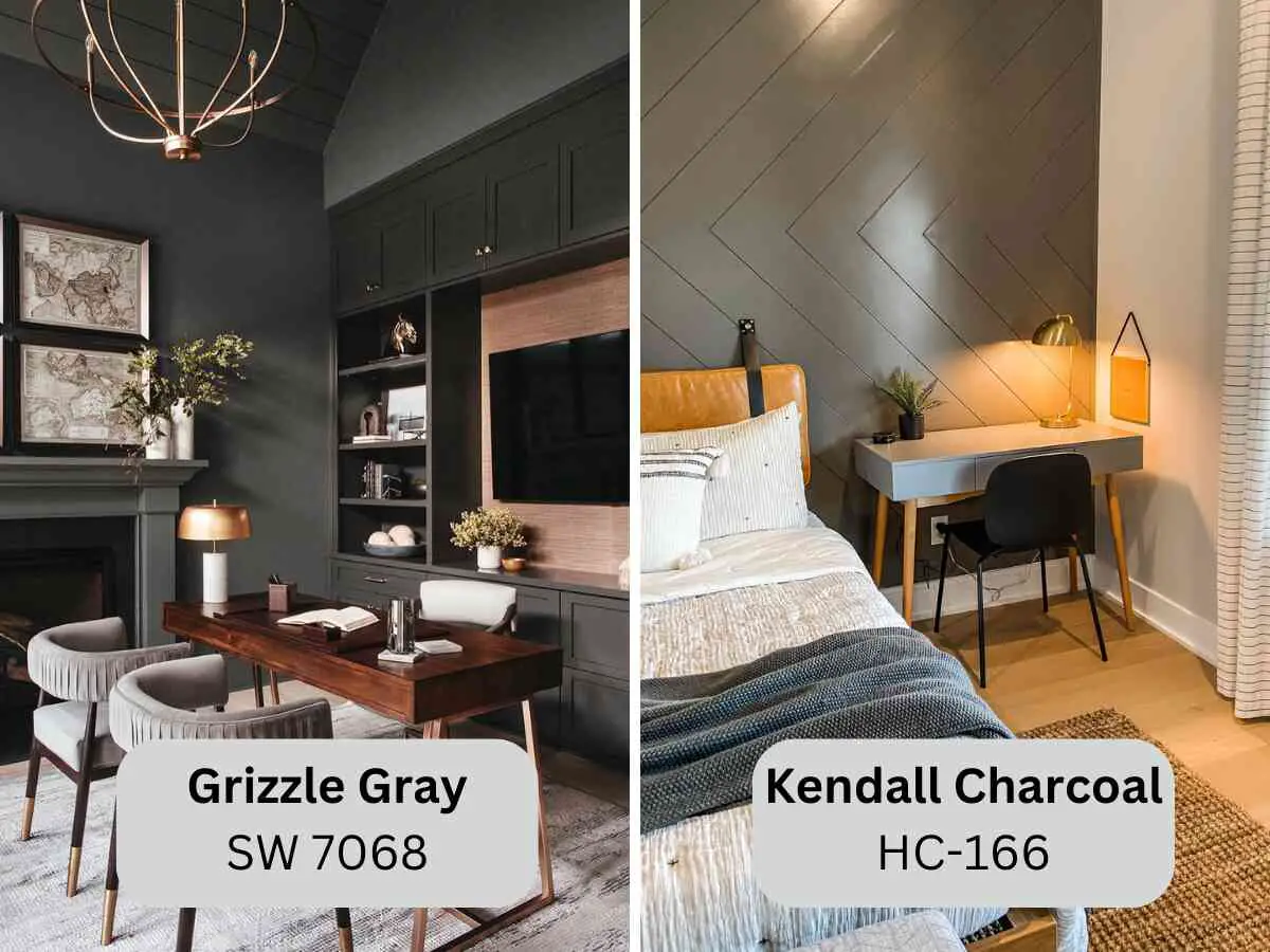 Grizzle Gray vs Kendall Charcoal