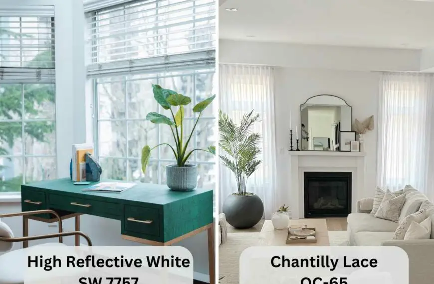 High Reflective White vs Chantilly Lace