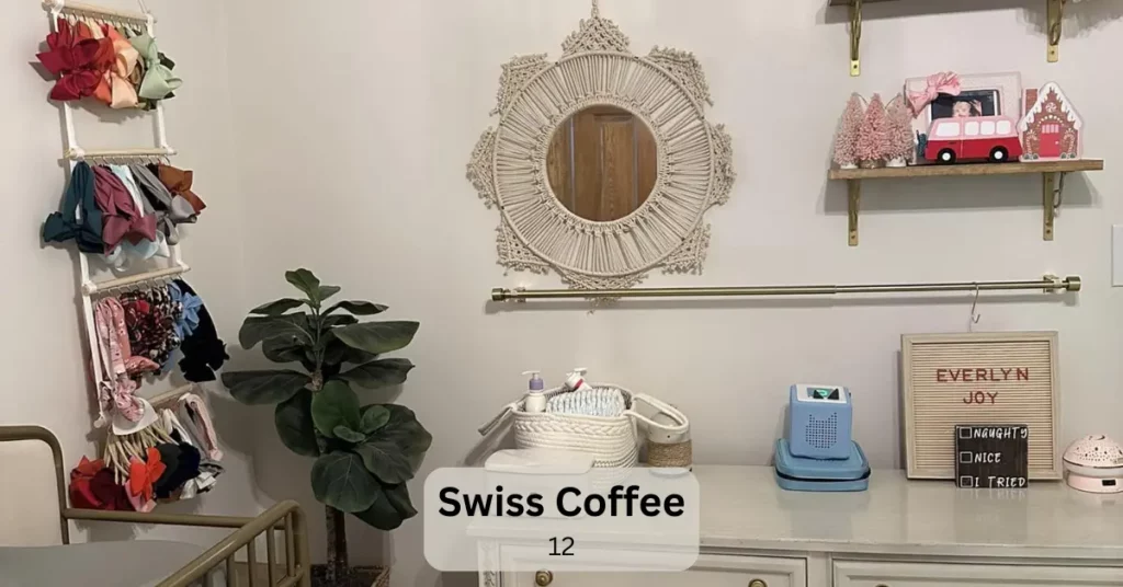 Behr Swiss Coffee on walls.