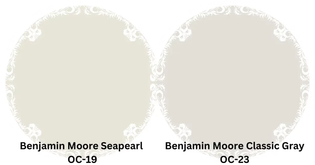 Benjamin Moore Seapearl Vs Classic Gray