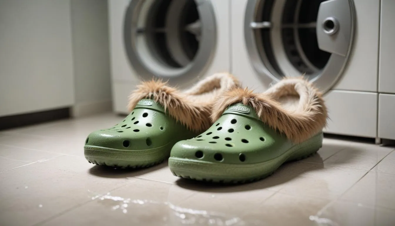 Can I Wash My Crocs With Fur In The Washing Machine?
