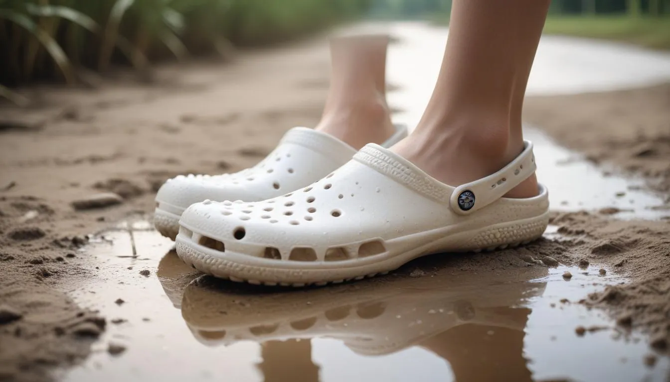 Do White Crocs Get Dirty? A Look At The Material