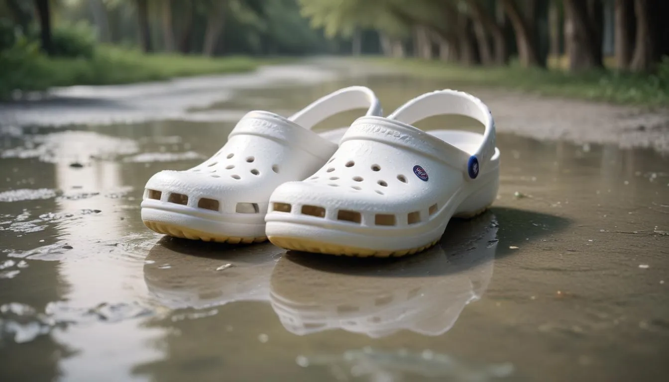 Atmosphere Crocs vs White Crocs: A Color Test