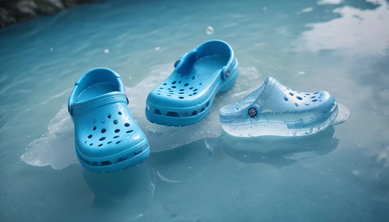 Crocs Ice Blue vs Pure Water: A Color Comparison