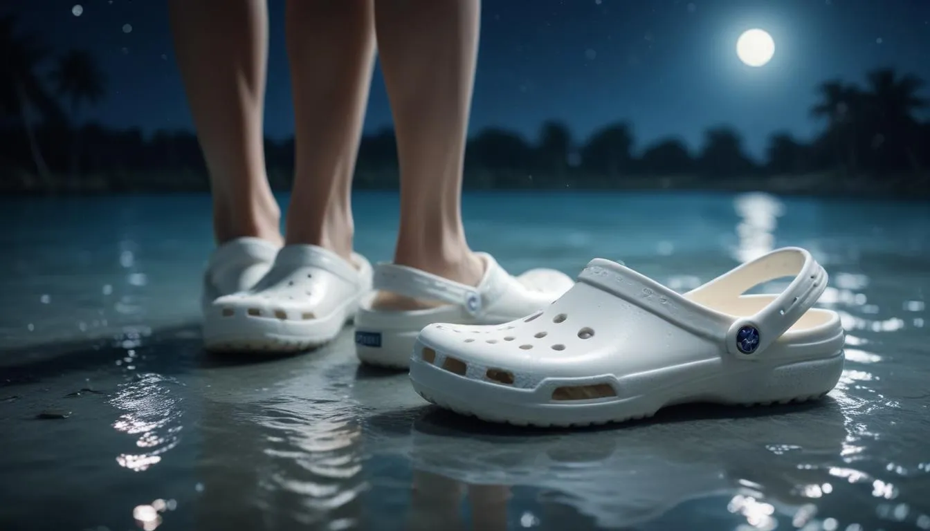 Moonlight vs White Crocs: The Color Test