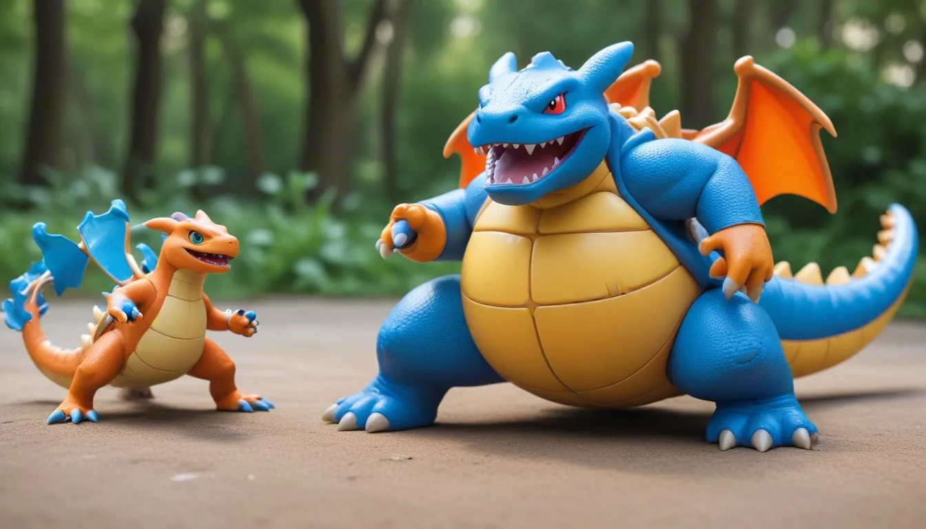Pokemon Crocs Charizard vs Blastoise: A Duel