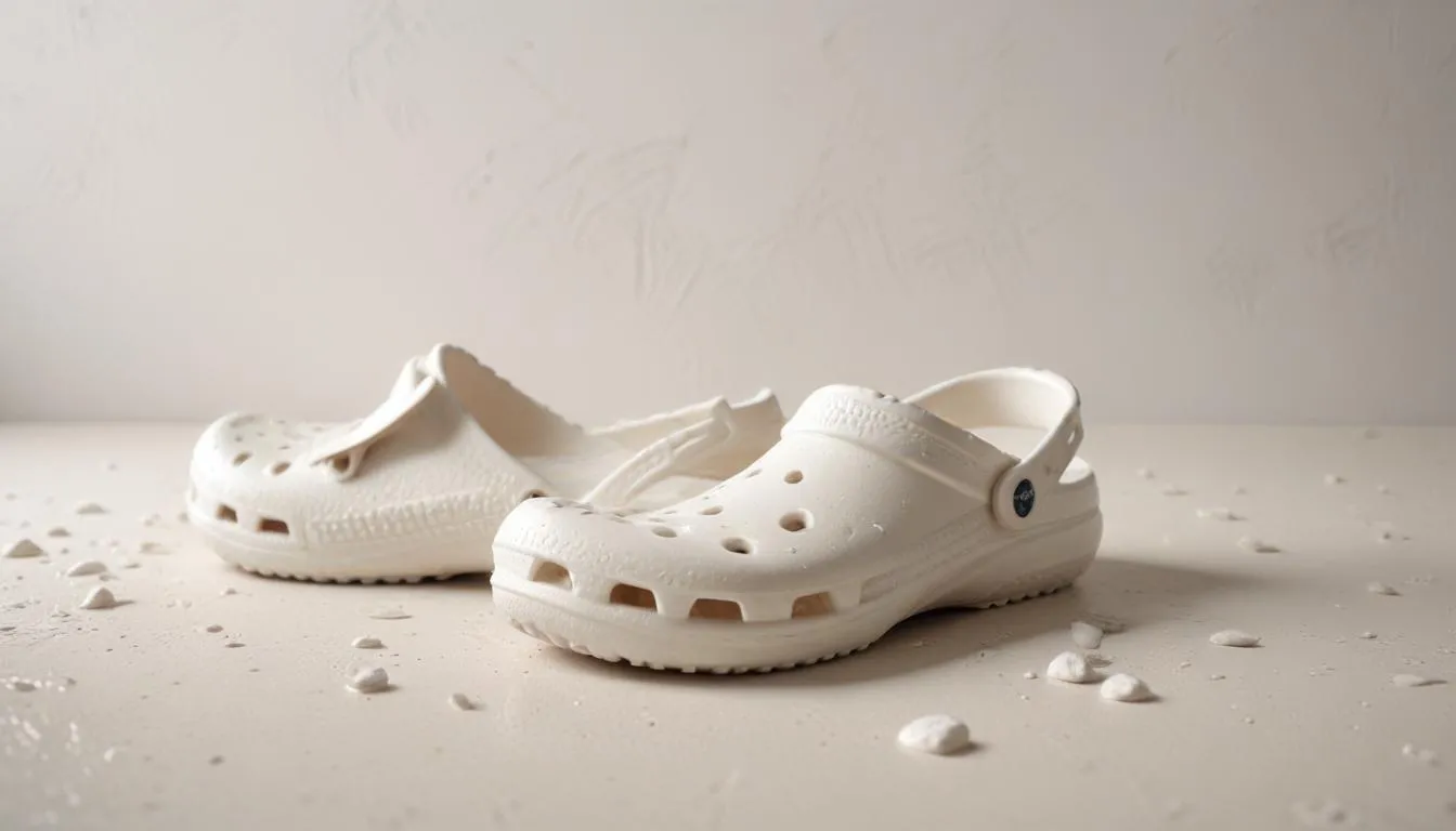 Stucco Crocs Atmosphere vs White: The Color Test