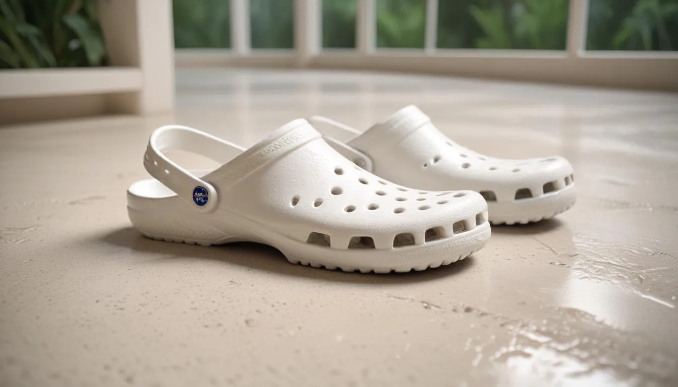 Stucco Crocs Atmosphere vs White: The Color Test