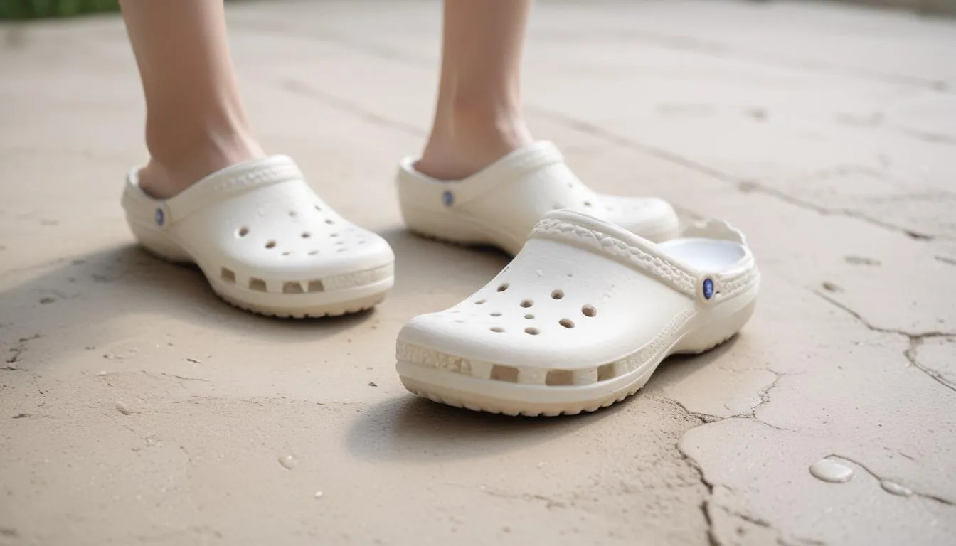 Stucco Crocs vs White: A Color Comparison