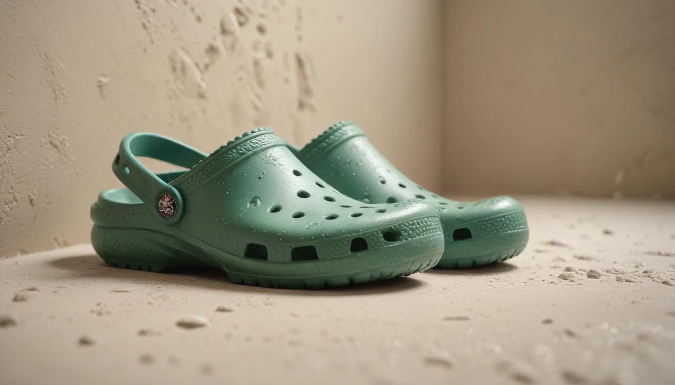 Stucco vs Atmosphere Crocs: The Color Test