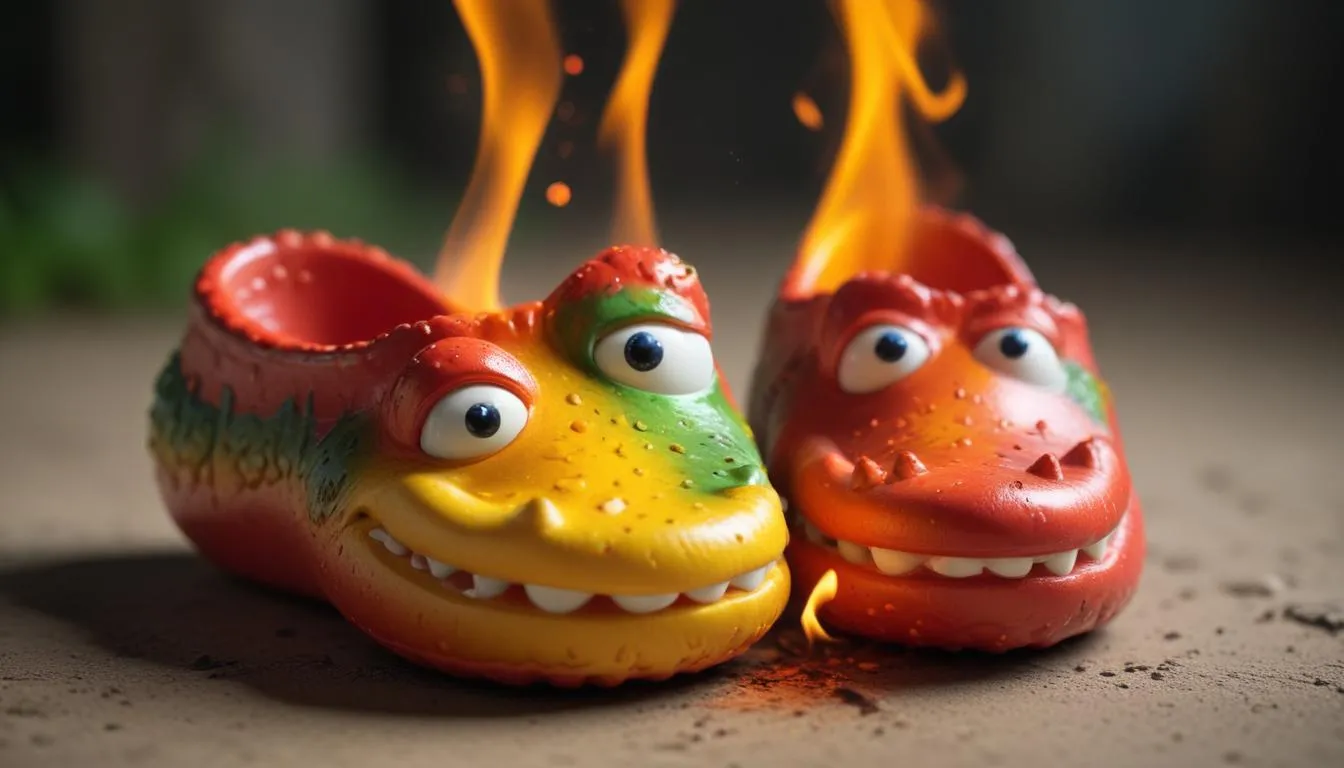 Crocs Pepper vs Flame: A Color Comparison