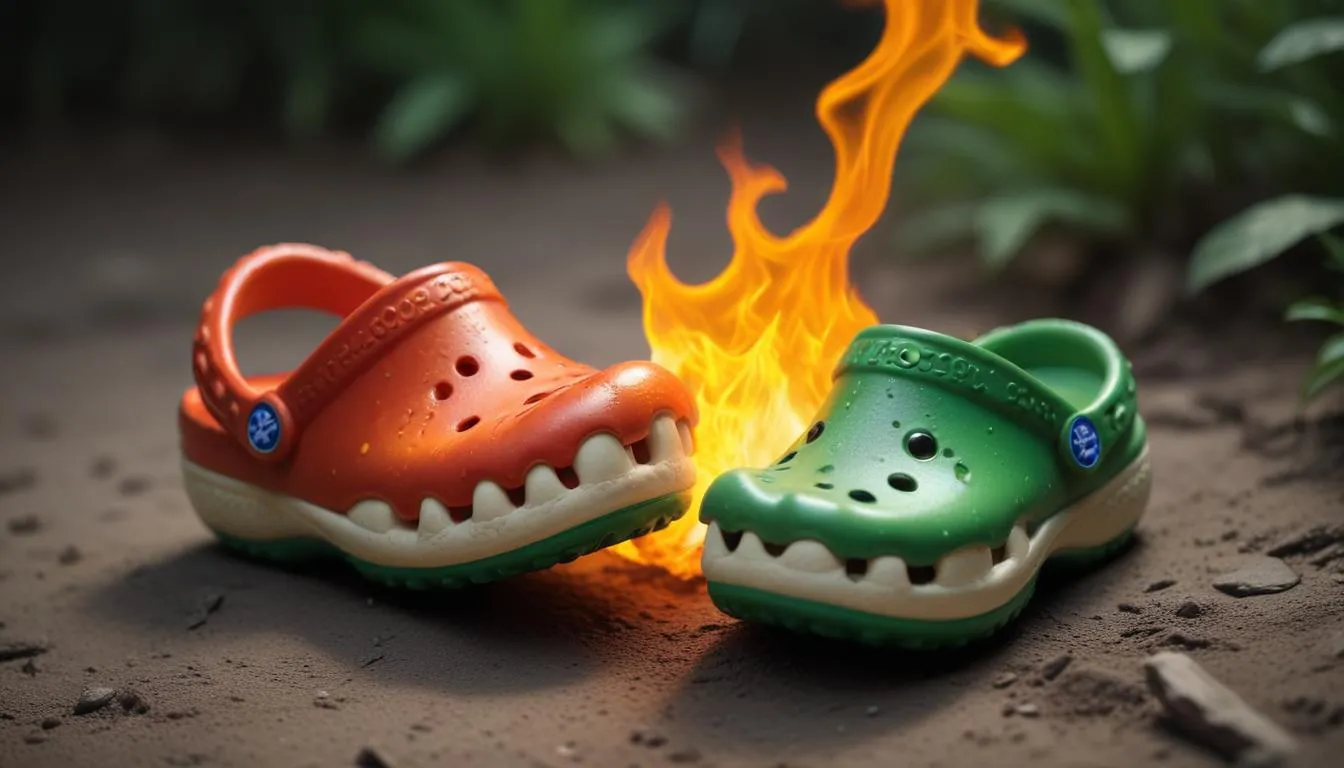 Crocs Pepper vs Flame: A Color Comparison