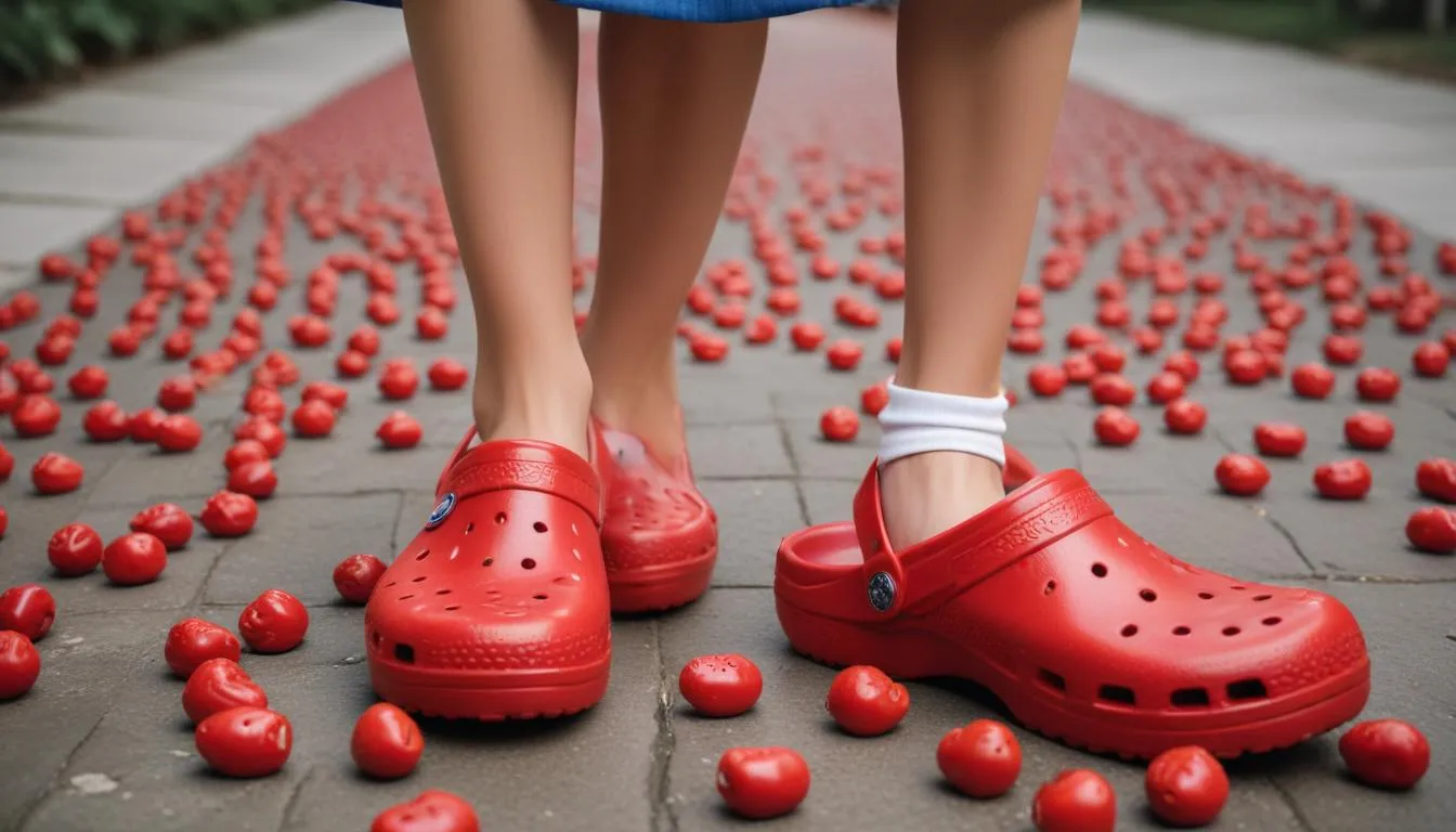 Pepper vs Varsity Red Crocs: A Color Review