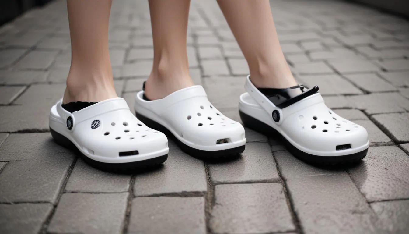 White vs Black Crocs: A Fashion Review